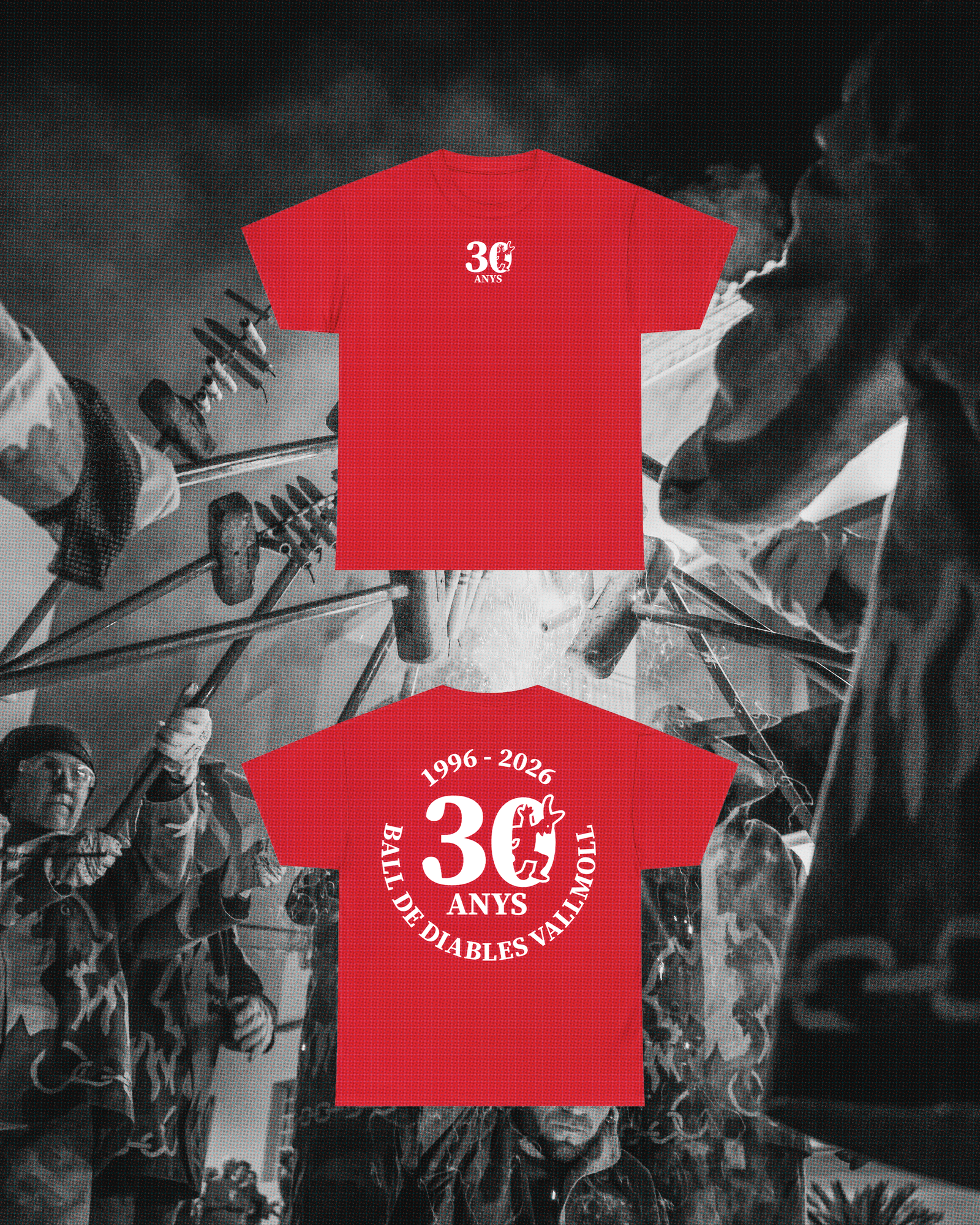 Mockup de les samarretes